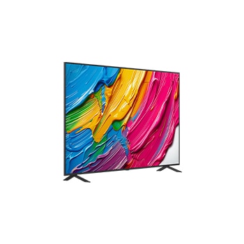 Leicht seitliche Ansicht des LG OLED evo AI G5 4K Smart TV.