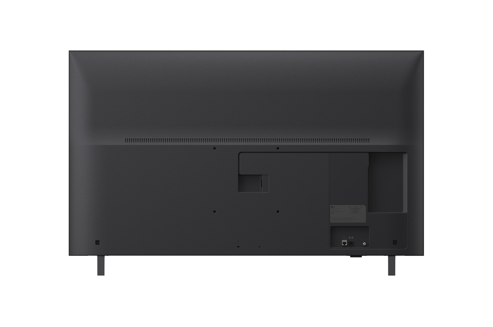 Linke Seitenansicht des LG UHD UA75 TV.