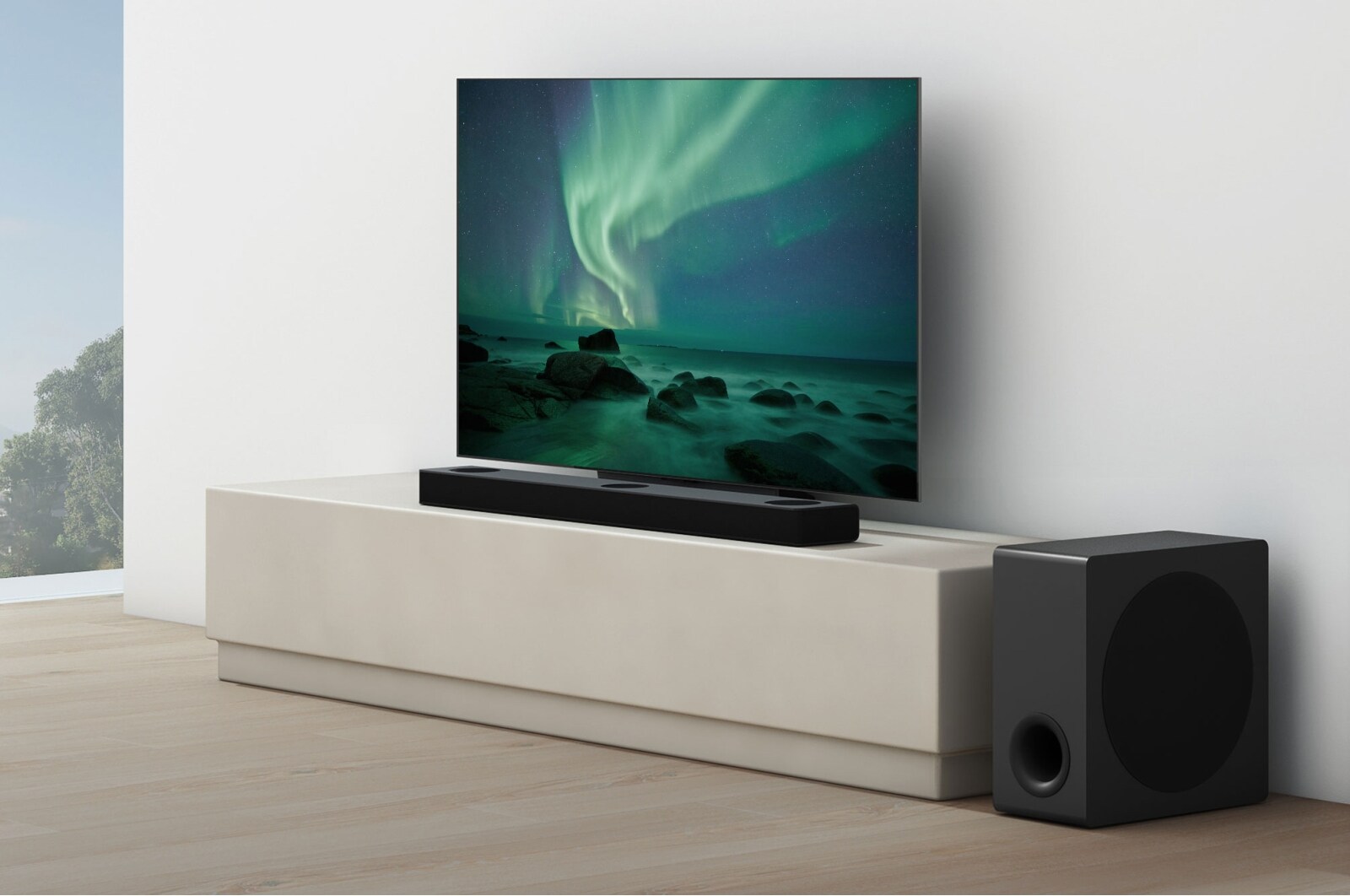 LG 3.1.3 Dolby Atmos® soundbar mit 480 Watt | kabelloser Subwoofer | LG DS80QY, DS80QY