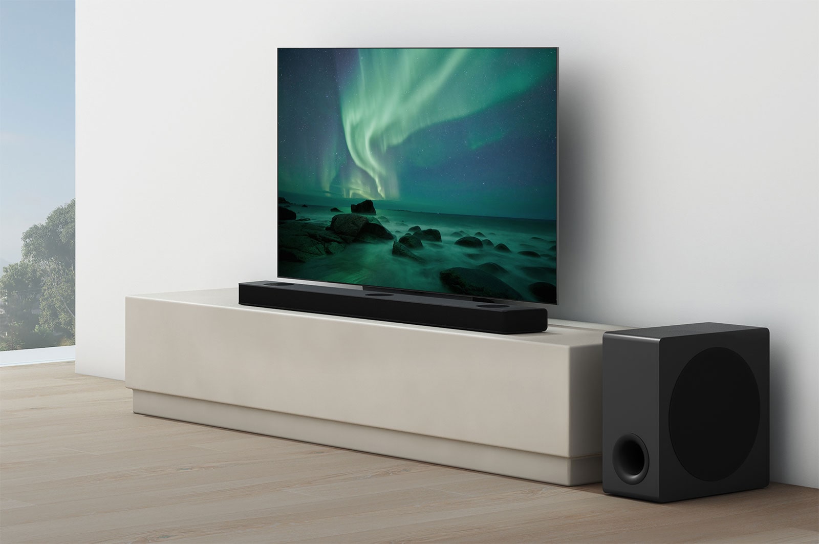 LG 5.1.3 Dolby Atmos® soundbar mit 570 Watt | kabelloser Subwoofer | LG DS90QY, DS90QY