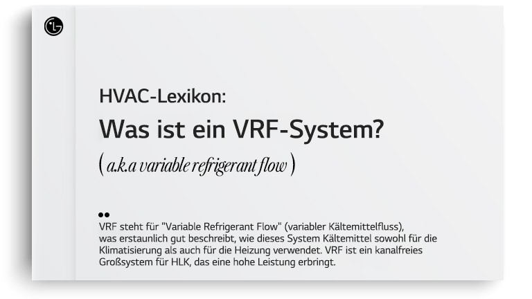 Was ist ein VRF-System und wie ist es für Sie geeignet?