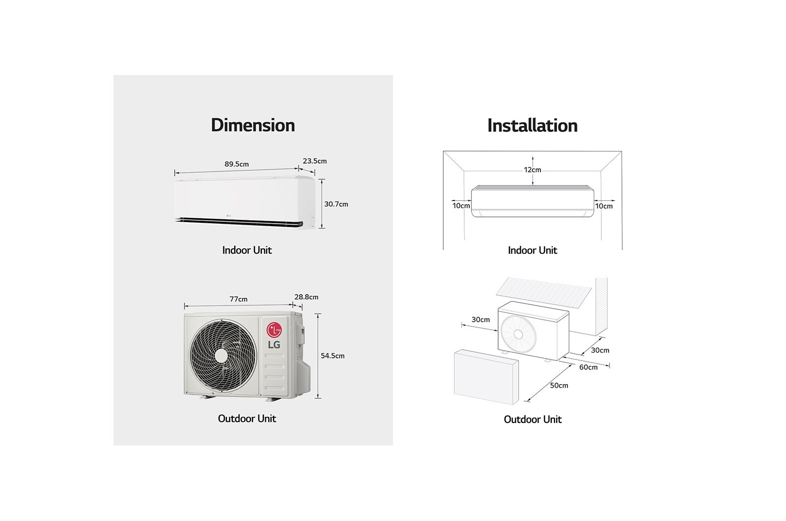 LG DUALCOOL S1 PREMIUM, 4,0kW, Energieeffizienz A+++/A+++ (Skala A+++ bis D), H09S1P