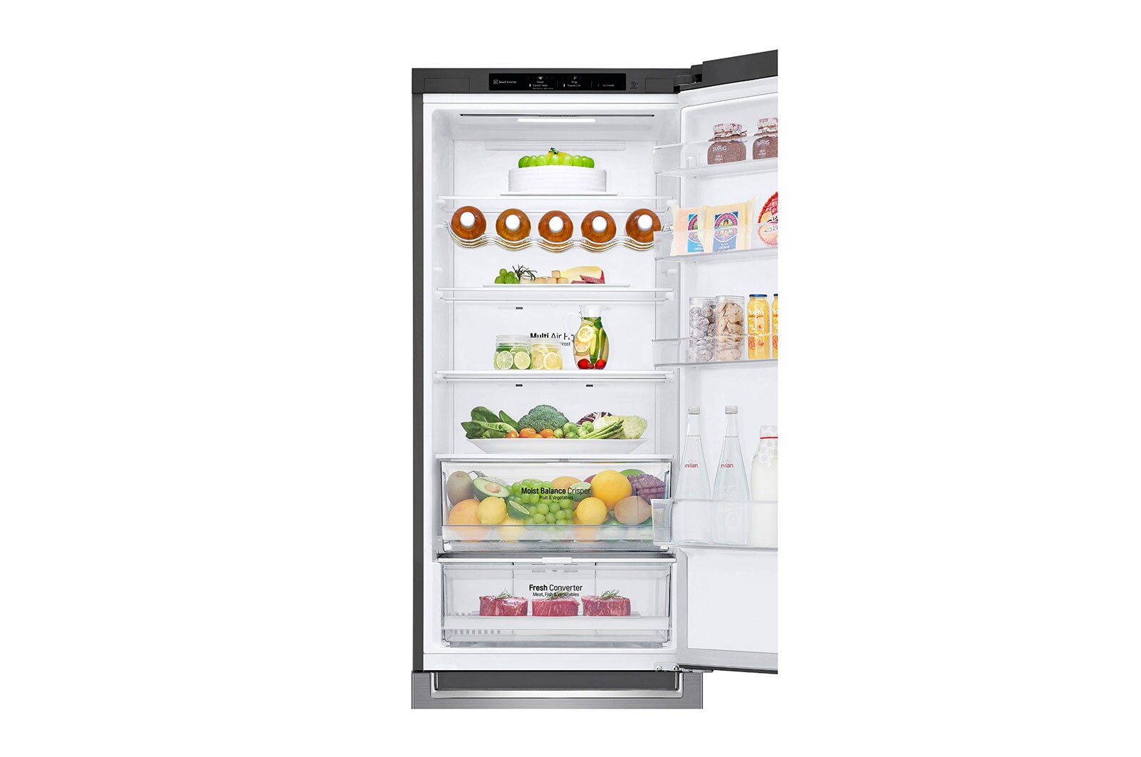 LG Kühl-Gefrierkombination | D | 384 Liter Nutzinhalt | LINEARCooling™ | FRESHConverter™ | SmartThinQ™ | LG GBB62PZGGN, GBB62PZGGN