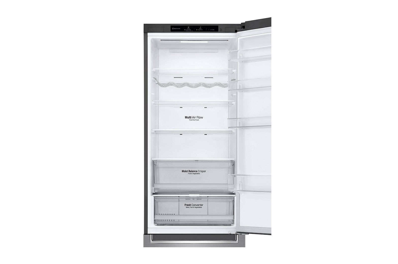 LG Kühl-Gefrierkombination | D | 384 Liter Nutzinhalt | LINEARCooling™ | FRESHConverter™ | SmartThinQ™ | LG GBB62PZGGN, GBB62PZGGN