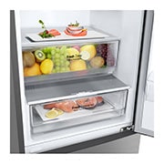 LG Kühl-Gefrierkombination | 384 Liter Nutzinhalt | Total No Frost | DoorCooling+™ | LINEARCooling | FRESHConverter™ | LG GBP62PZNBC, GBP62PZNBC