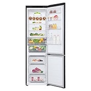 Front view door open with food