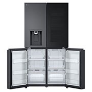 LG Multi Door mit InstaView® | Eis-, Crushed Ice- und Wasserspender | 638 Liter Kapazität | ​Energieeffizienzklasse ​E​ | Festwasseranschluss | GMG960EVJE, GMG960EVJE