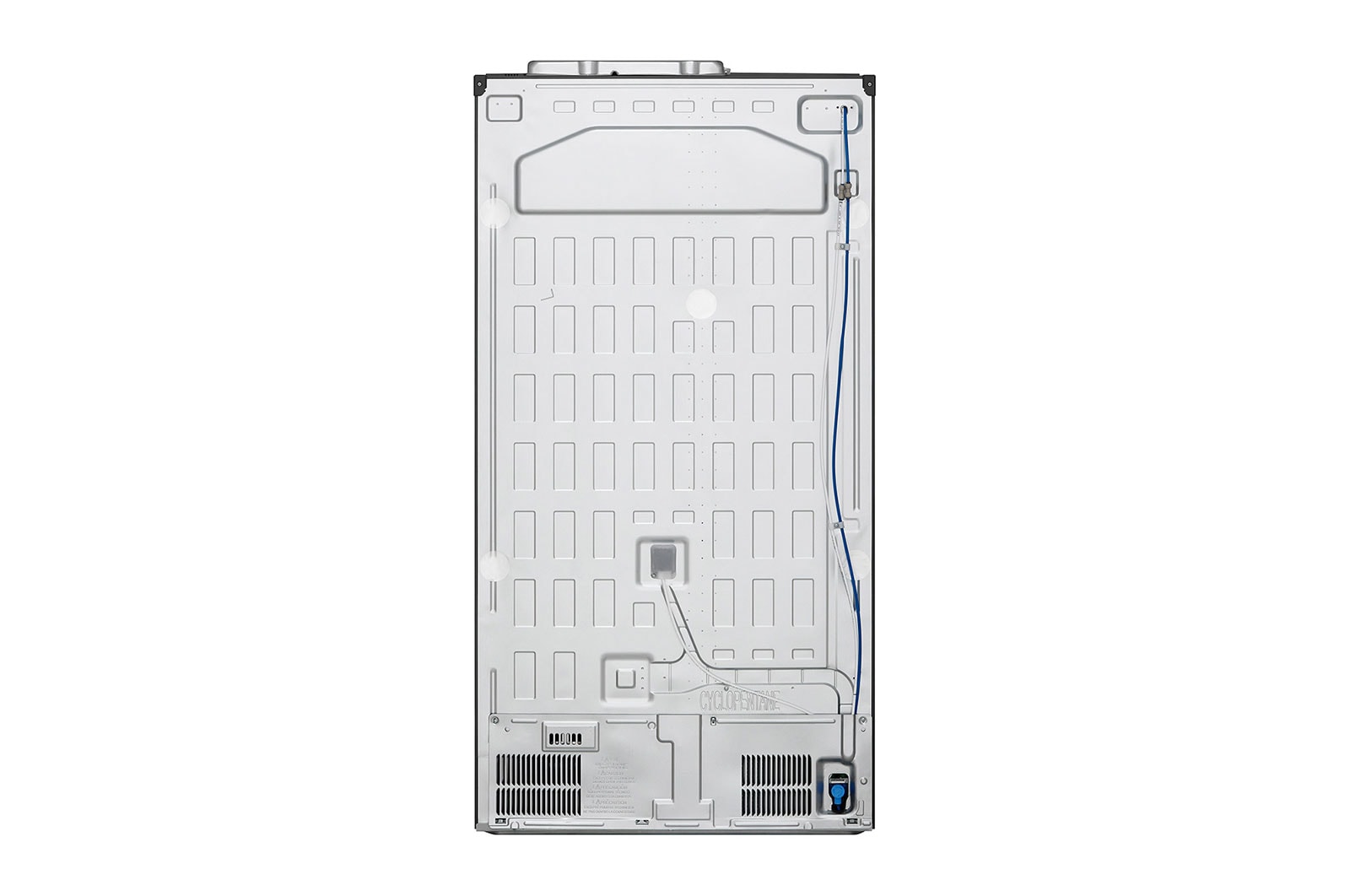 LG Side-by-Side mit Eis-, Crushed Ice- und Wasserspender | 635 Liter Kapazität | Interner Wassertank 4L | Platinum Silver  | LG GSLV71PZTE, GSLV71PZTE