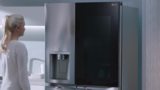 LG Side-by-Side mit InstaView Door-in-Door ™ | Eis-, Crushed Ice- und Wasserspender | 635 Liter Kapazität | Shiny Steel | LG GSXV91BSAE, GSXV91BSAE