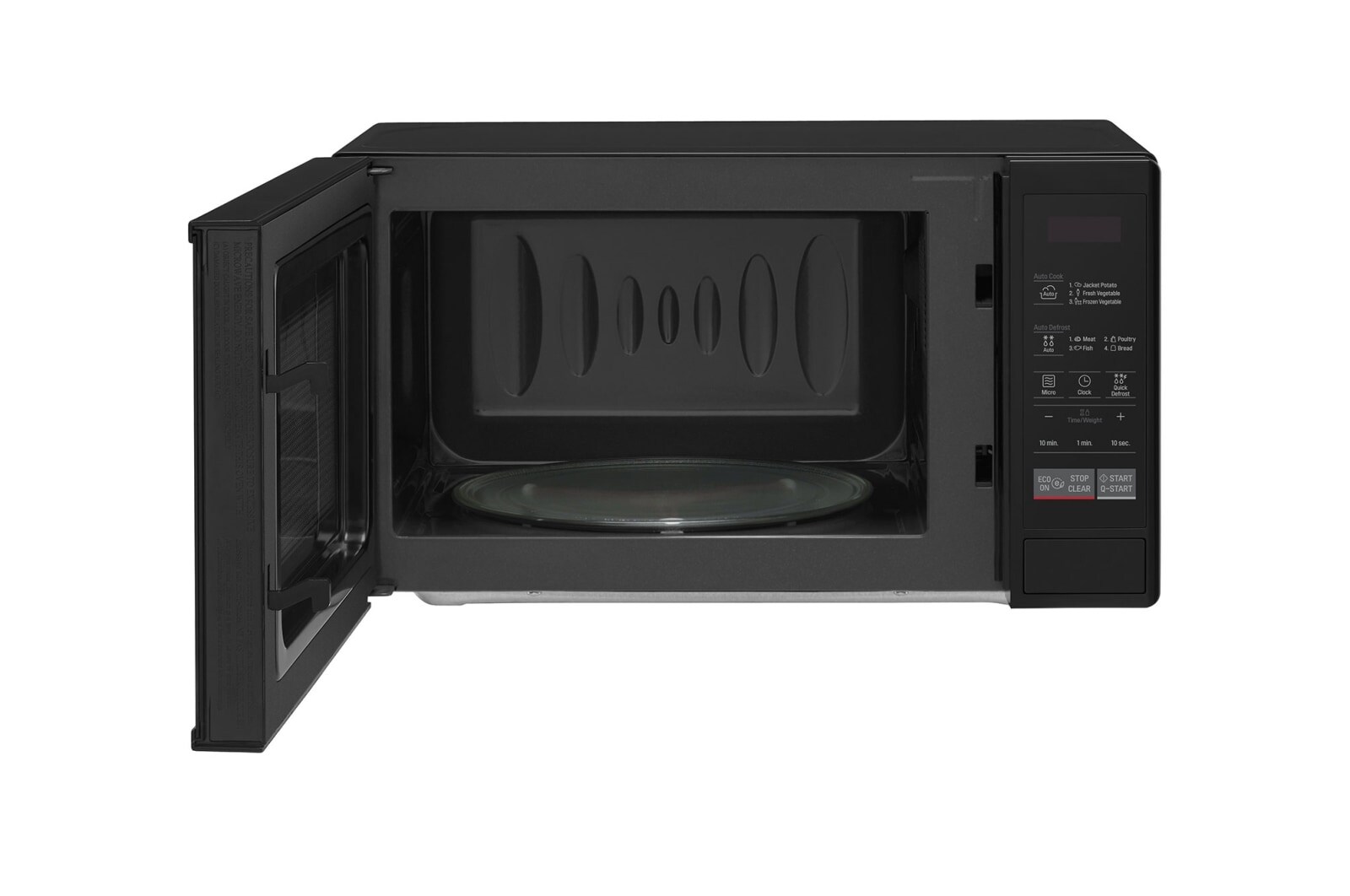 LG Solo-Mikrowelle mit Smart Inverter Technologie | EasyClean | 20 Liter Kapazität | Leistung: 700 Watt | MS2042D, MS2042D