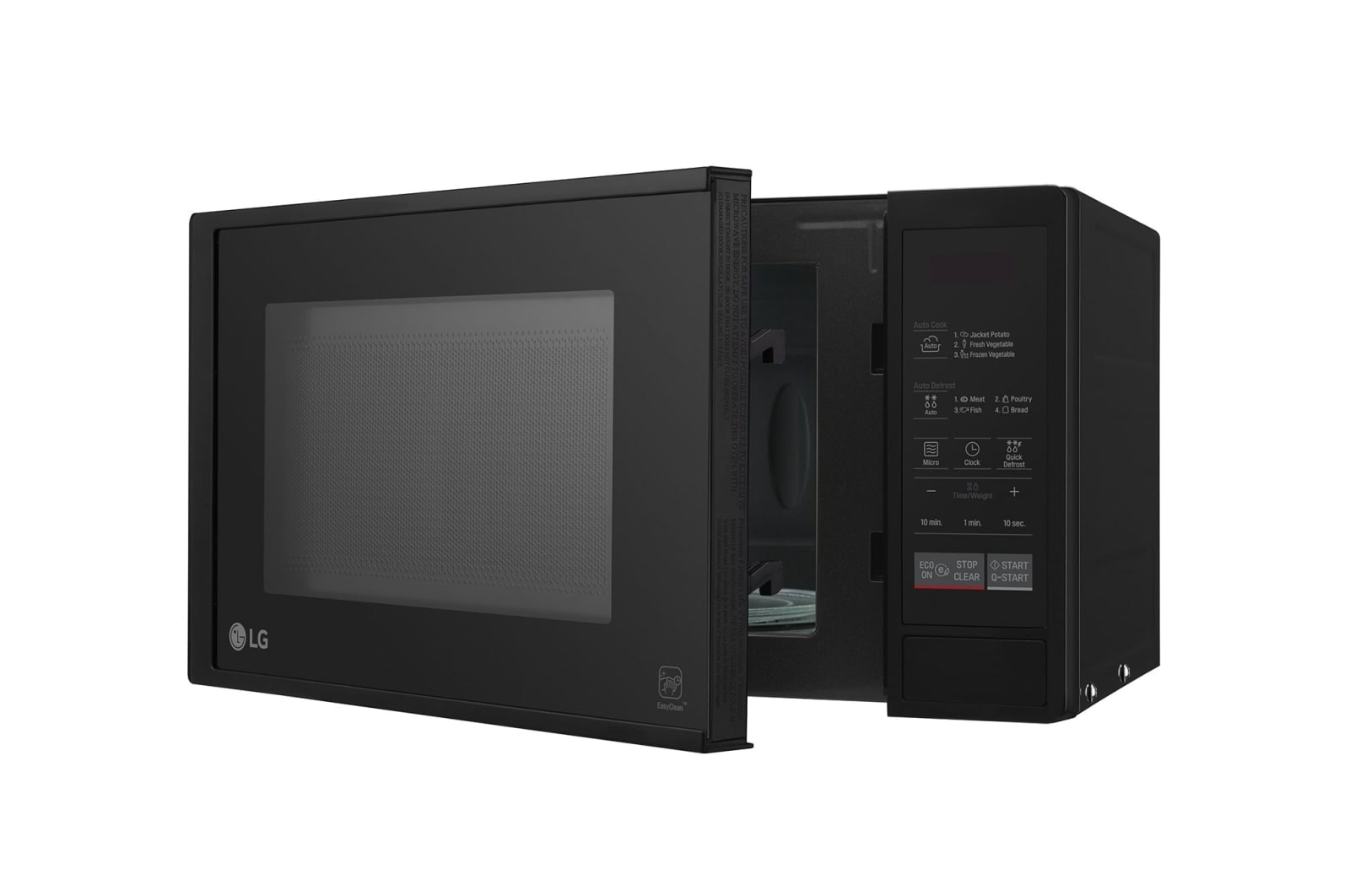 LG Solo-Mikrowelle mit Smart Inverter Technologie | EasyClean | 20 Liter Kapazität | Leistung: 700 Watt | MS2042D, MS2042D