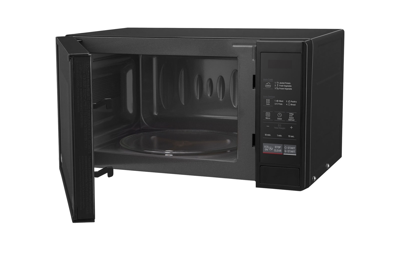 LG Solo-Mikrowelle mit Smart Inverter Technologie | EasyClean | 20 Liter Kapazität | Leistung: 700 Watt | MS2042D, MS2042D