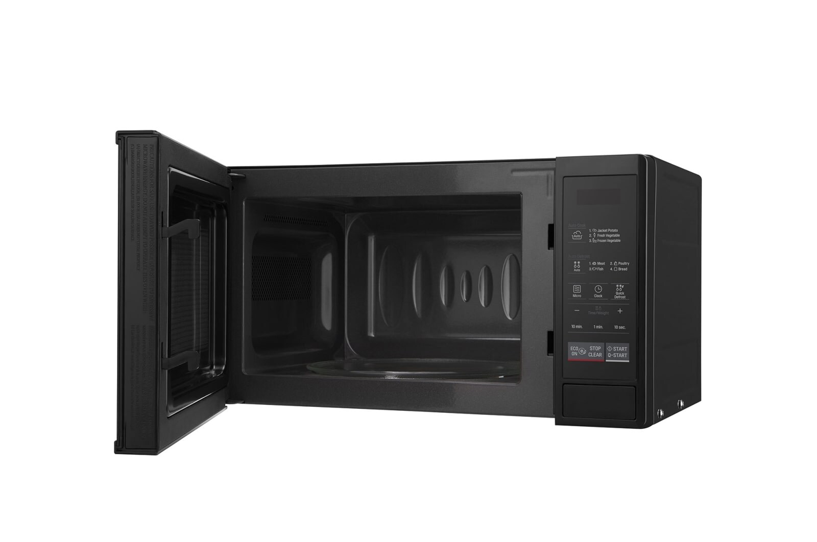 LG Solo-Mikrowelle mit Smart Inverter Technologie | EasyClean | 20 Liter Kapazität | Leistung: 700 Watt | MS2042D, MS2042D