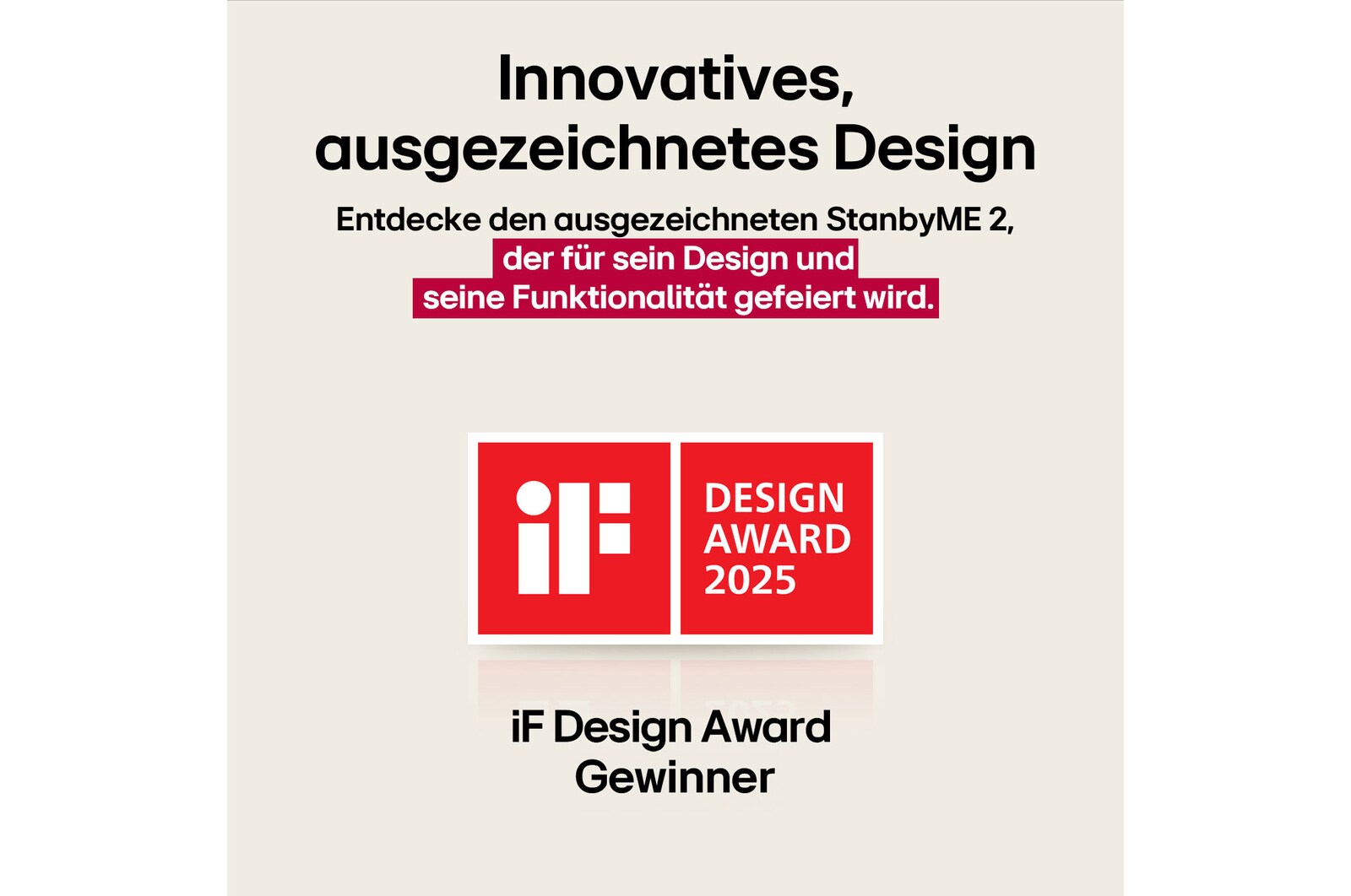 Logo des iF Design Award 2025 Gewinner des Design Award.