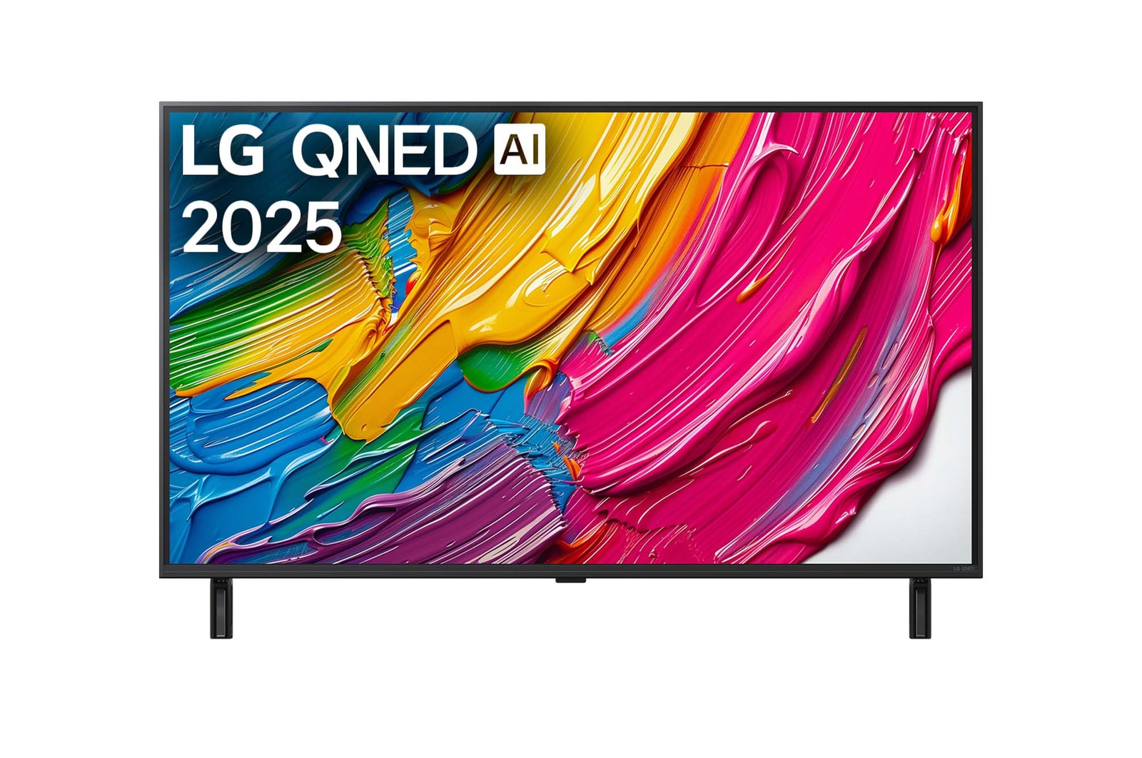 Frontansicht des LG OLED evo AI G5 4K Smart TV. Ein "12 Years of world number 1 OLED"-Emblem und das "LG OLED AI 2025"-Logo sind auf dem Bildschirm zu sehen.