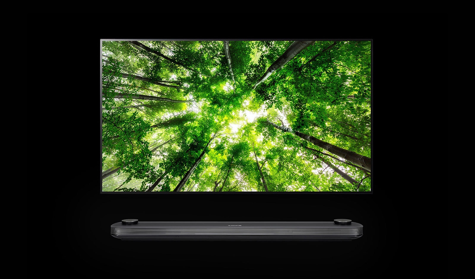 Vorderansicht von 65&#34; LG SIGNATURE OLED TV  OLED65W8PLA