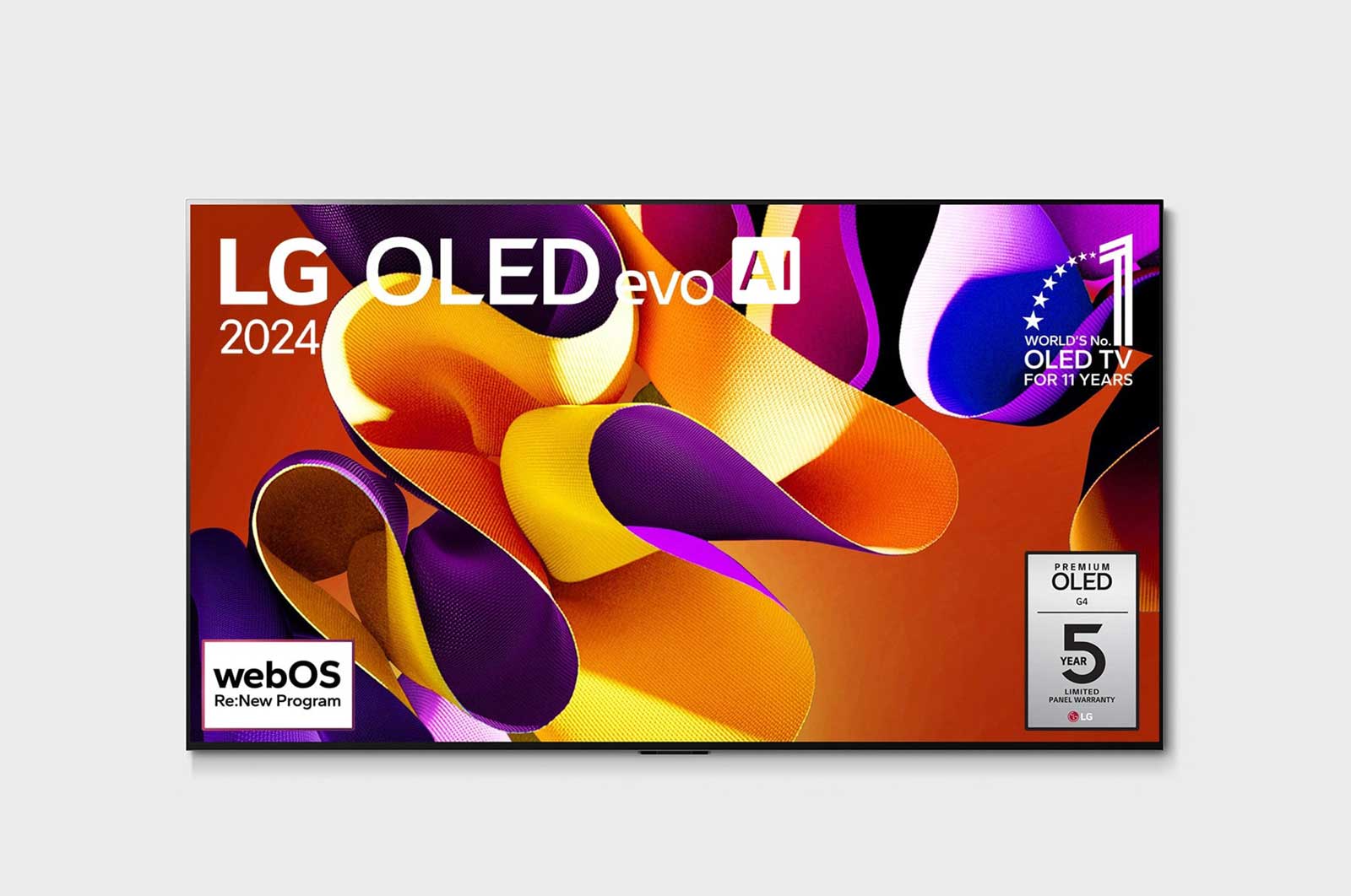 LG 77 Zoll LG OLED evo AI G4 4K Smart TV OLED77G4, OLED77G48LW