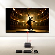 LG Weltweit erster vollkommen kabelloser LG OLED evo AI M4 TV mit 4K 144Hz Video- und Audioübertragung, 83 Zoll , OLED83M49LA