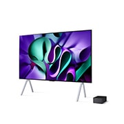 LG Vollkommen kabelloser LG SIGNATURE OLED M4 TV mit 4K 120Hz Video- und Audioübertragung, 97 Zoll , OLED97M49LA