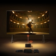 LG Vollkommen kabelloser LG SIGNATURE OLED M4 TV mit 4K 120Hz Video- und Audioübertragung, 97 Zoll , OLED97M49LA