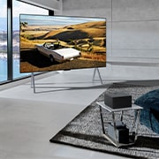 LG Vollkommen kabelloser LG SIGNATURE OLED M4 TV mit 4K 120Hz Video- und Audioübertragung, 97 Zoll , OLED97M49LA
