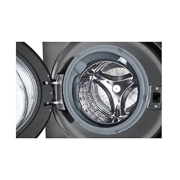 LG WashTower Schwarz (Waschmaschine: A, 12kg, 1350 U./Min.; Trockner: A+++/C, 10kg) Waschmaschine & Trockner in einem Gerät I WT1210BBF, WT1210BBF