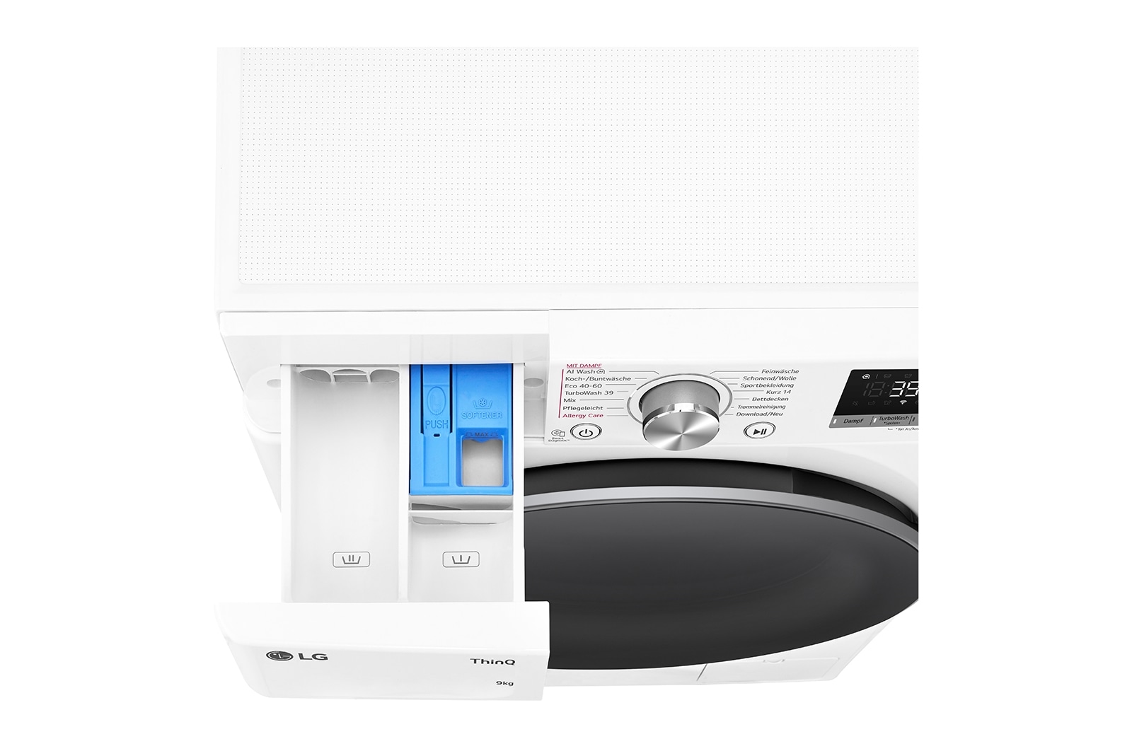 LG Waschmaschine | 9 kg | EKK A | AI DD® | 1400 U./Min | Steam | TurboWash® 360° | F4WR7091 , F4WR7091