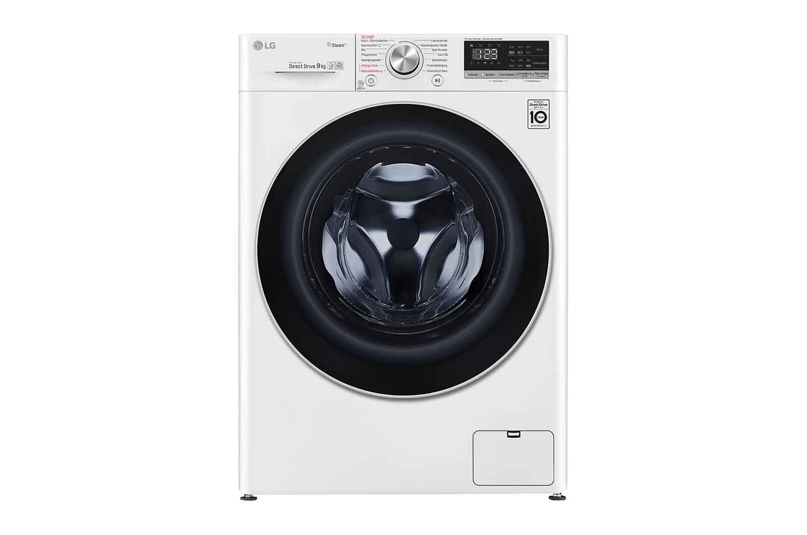 Vorderansicht von Waschmaschine | 9kg | AI DD™ | Steam™ F4WV409S1