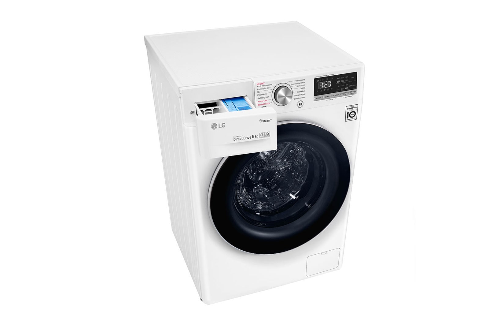 LG Waschmaschine | 9kg | AI DD™ | Steam™, F4WV409S1
