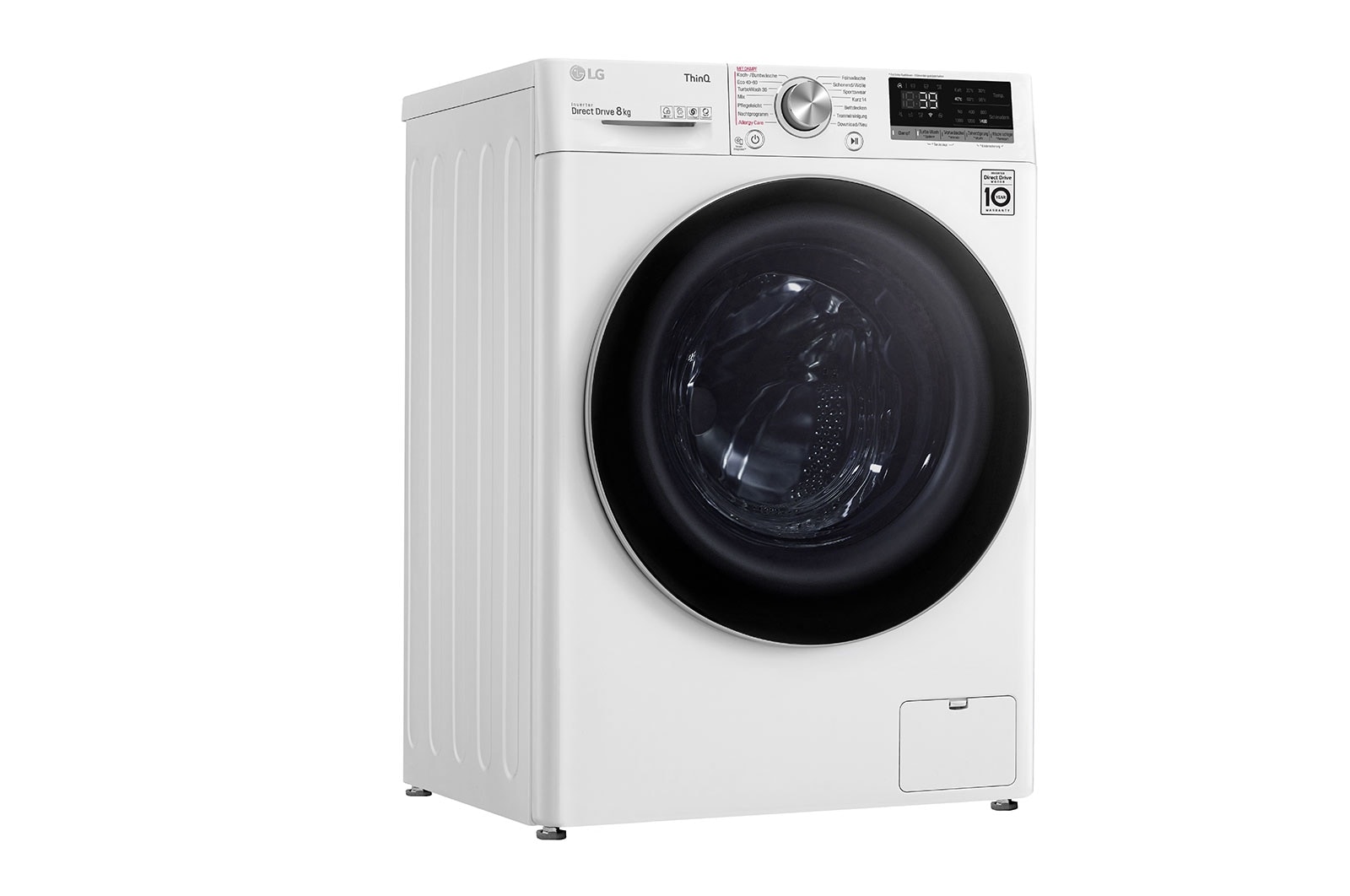 LG Waschmaschine | 8 kg | AI DD™ | Steam | TurboWash™ 360° | LG F4WV708P1E, F4WV708P1E