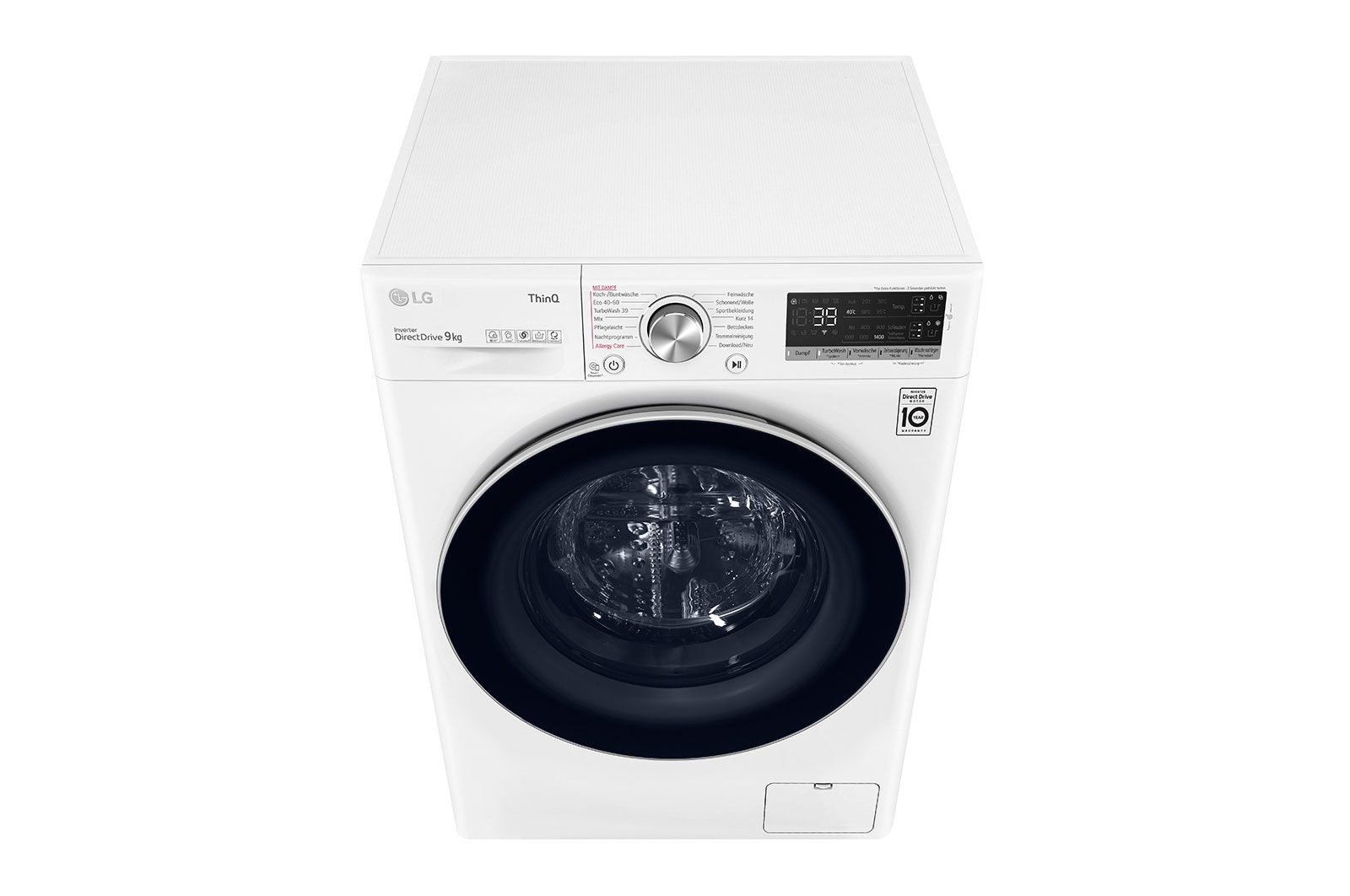 LG Waschmaschine | 9kg |  AI Direct Drive™ | TurboWash 360 | Automatische Waschmitteldosierung, F4WV709AT1