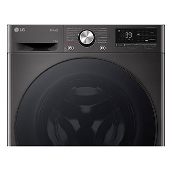 LG Waschmaschine Schwarz (A-20%*, 13 kg, 1.360 U./Min.) mit AI DD® & TurboWash®360° | F4WR703YB, F4WR703YB
