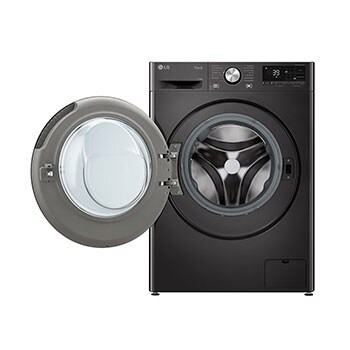 LG Waschmaschine Schwarz (A-20%*, 13 kg, 1.360 U./Min.) mit AI DD® & TurboWash®360° | F4WR703YB, F4WR703YB