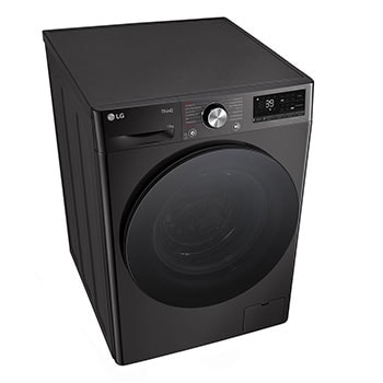 LG Waschmaschine Schwarz (A-20%*, 13 kg, 1.360 U./Min.) mit AI DD® & TurboWash®360° | F4WR703YB, F4WR703YB