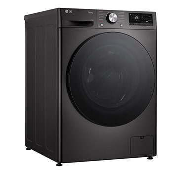 LG Waschmaschine Schwarz (A-20%*, 13 kg, 1.360 U./Min.) mit AI DD® & TurboWash®360° | F4WR703YB, F4WR703YB