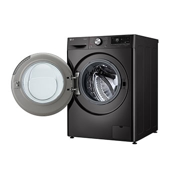 LG Waschmaschine Schwarz (A-20%*, 13 kg, 1.360 U./Min.) mit AI DD® & TurboWash®360° | F4WR703YB, F4WR703YB