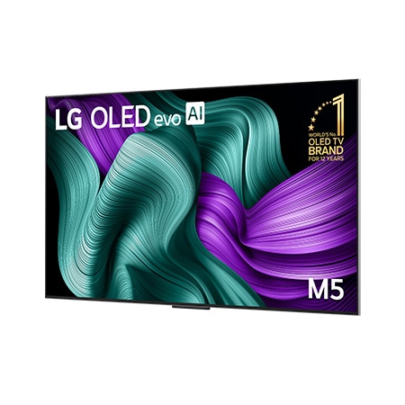 LG 65 Inch LG OLED evo AI M5 4K Smart TV, OLED65M5PSA