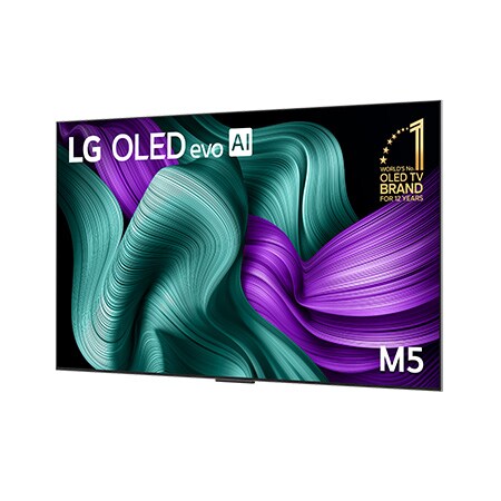 LG 77 Inch LG OLED evo AI M5 4K Smart TV, OLED77M5PSA