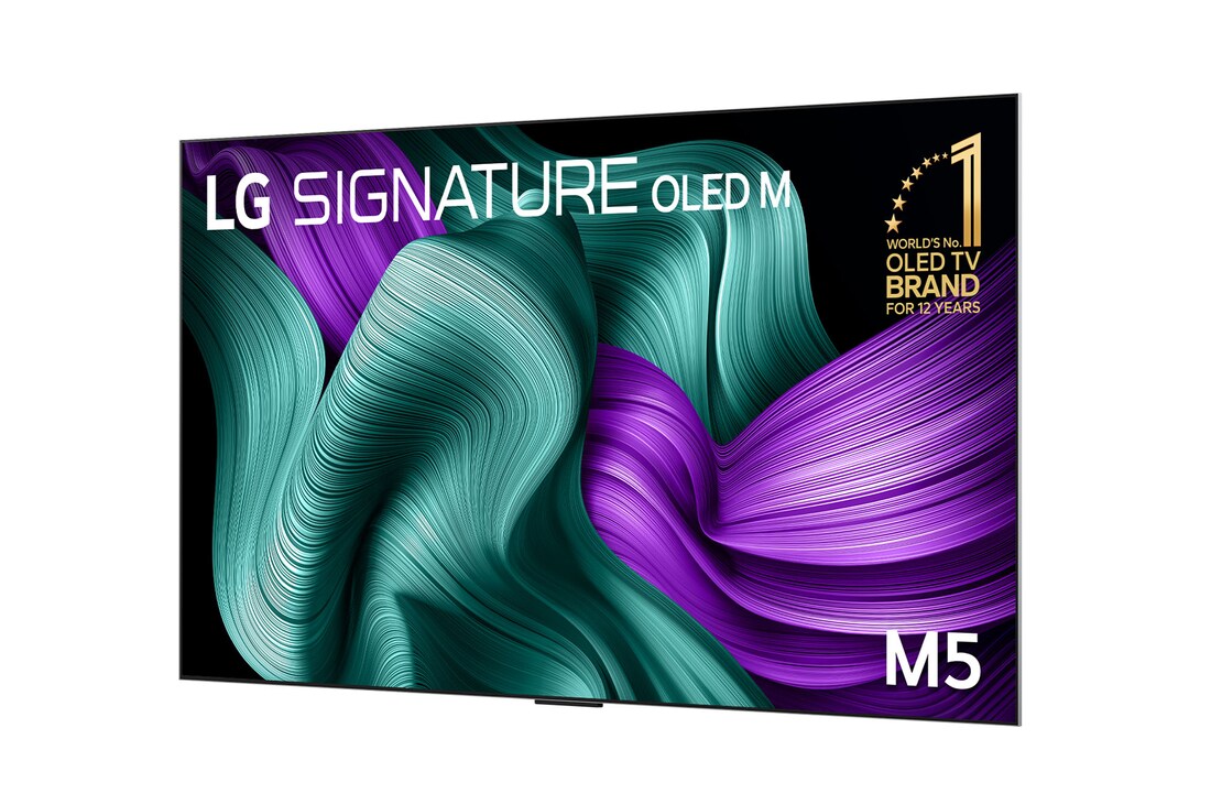 LG 97 Inch LG SIGNATURE OLED M5 4K Smart TV with Wireless Video & Audio Transfer, OLED97M5PSA