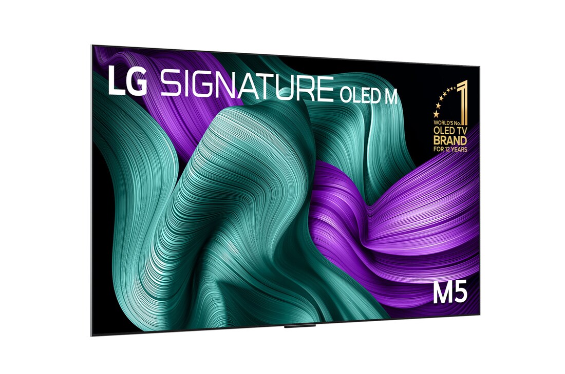 LG 97 Inch LG SIGNATURE OLED M5 4K Smart TV with Wireless Video & Audio Transfer, OLED97M5PSA