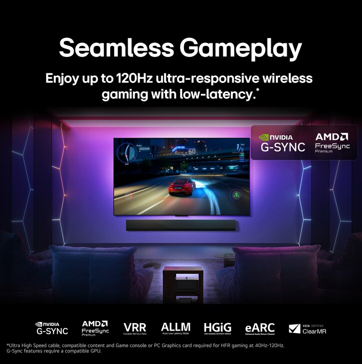 LG 97 Inch LG SIGNATURE OLED M5 4K Smart TV with Wireless Video & Audio Transfer, OLED97M5PSA