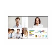 Front view of 86&#34; 350 nits   UHD Signage 86UM3E-B