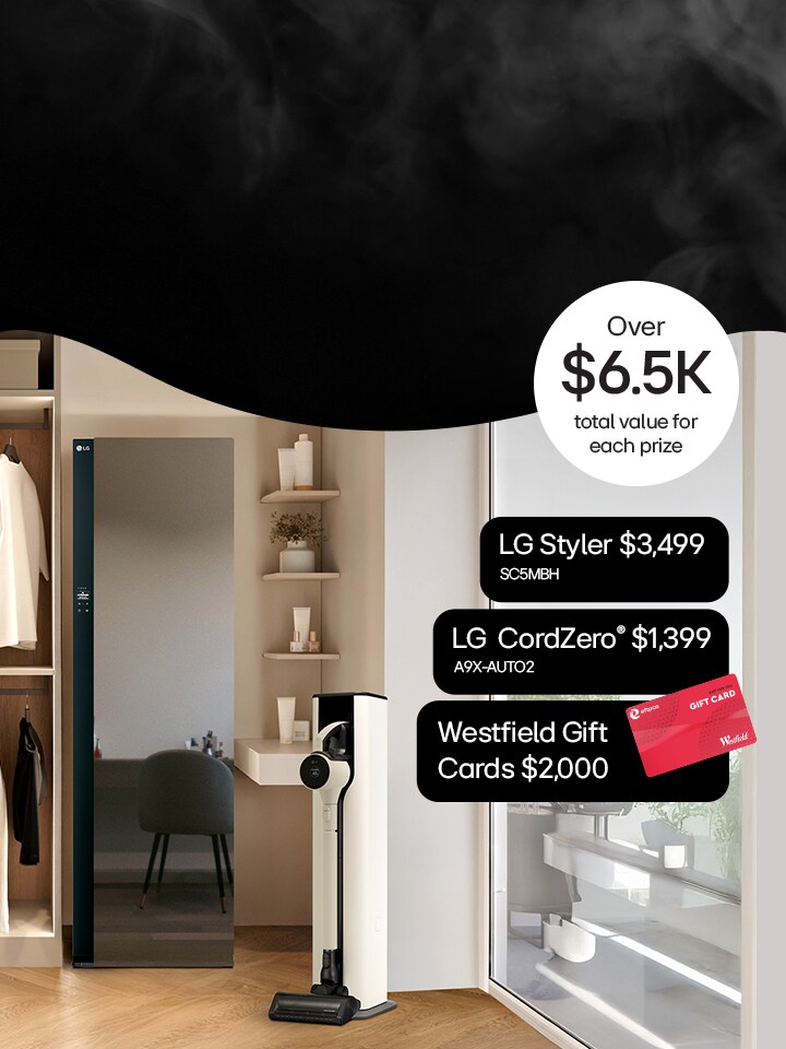 Win 1 of 3 LG Styler™ Fashion Packs*