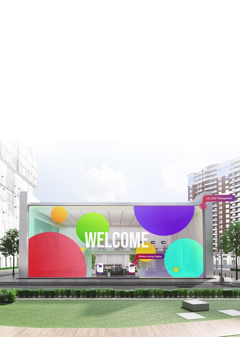 Explore more showroom at<br>LG Digital Connect1