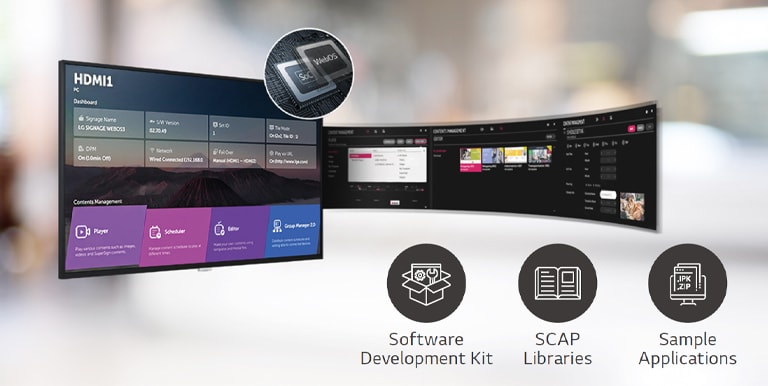 A number of tasks can be done at the same time with the intuitive GUI.