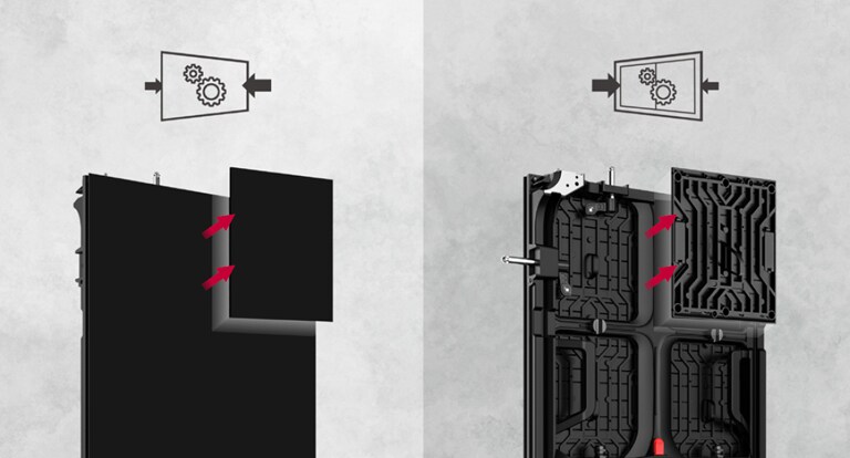 Capable of front or rear installation depending on the customers' needs.