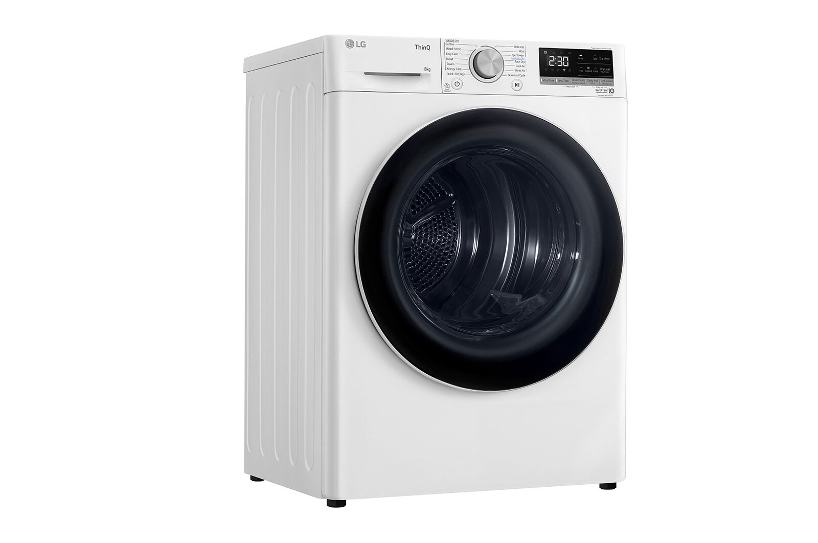 LG 8kg Series 5 Heat Pump Dryer with Auto Cleaning Condenser, DVH5-08W