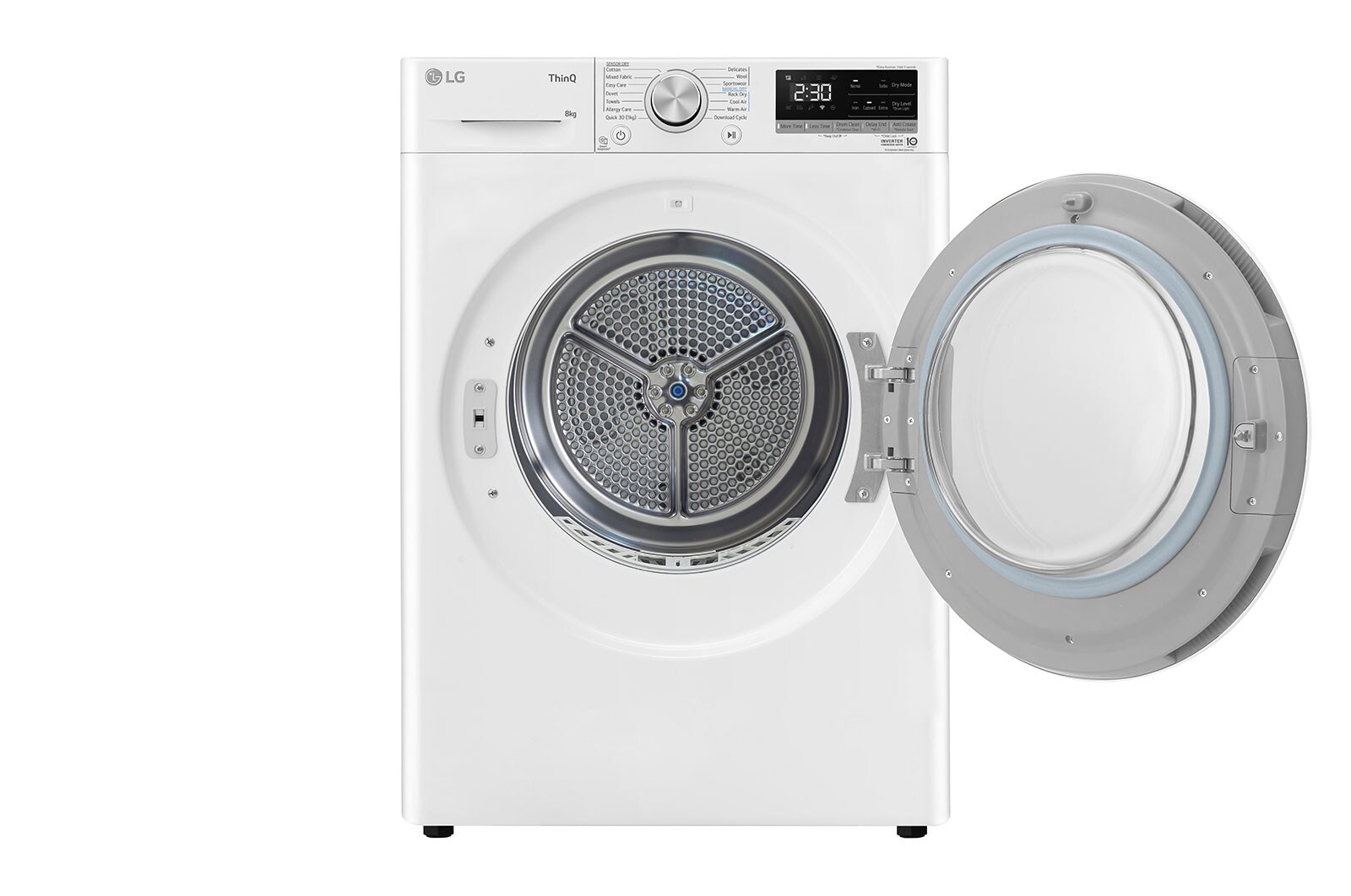 LG 8kg Series 5 Heat Pump Dryer with Auto Cleaning Condenser, DVH5-08W