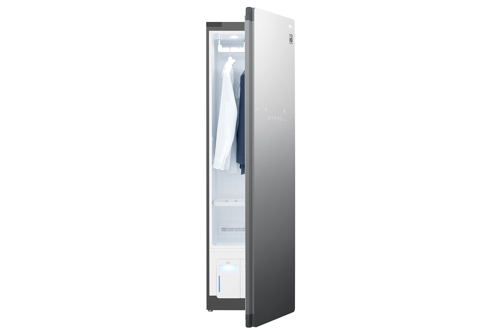 LG 5 Garment Styler Steam Closet Black Mirror with ThinQ®, S5MB