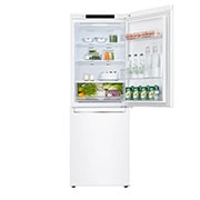 LG 306L Bottom Mount Fridge with Door Cooling in White Finish​, GB-335WL